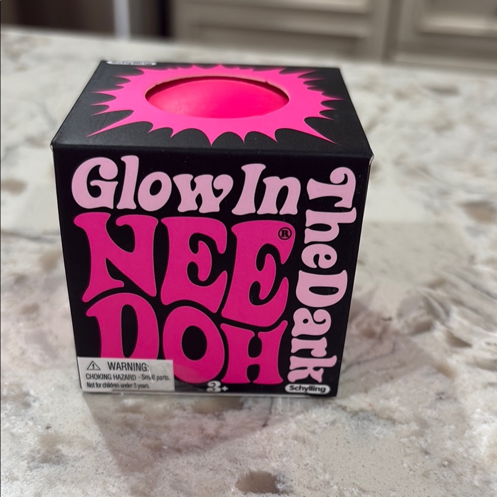 Glow In The Dark Stress Ball - Neon Pink